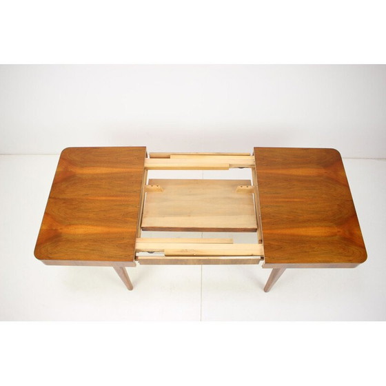 Image 1 of Mid-century uitschuifbare eettafel door Jindřich Halabala voor UP Závody, Tsjecho-Slowakije 1957