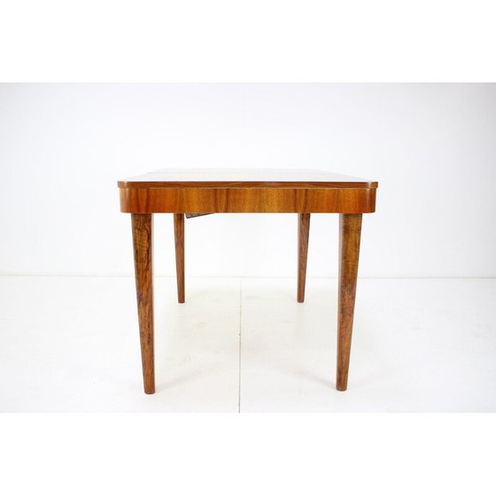 Image 1 of Mid-century uitschuifbare eettafel door Jindřich Halabala voor UP Závody, Tsjecho-Slowakije 1957