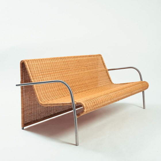 Image 1 of Rotan Pitriet Stoelen En Bank, Loungeset, 1990S