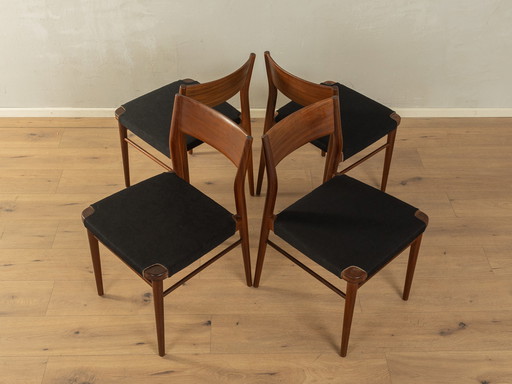  Eetkamerstoelen 1950S, Georg Leowald Voor Wilkhahn