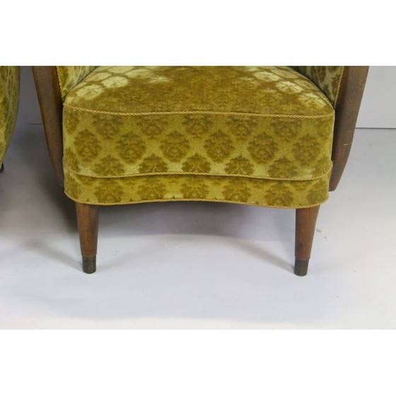 Image 1 of Paar Deense Mid Century fauteuils, jaren 1950