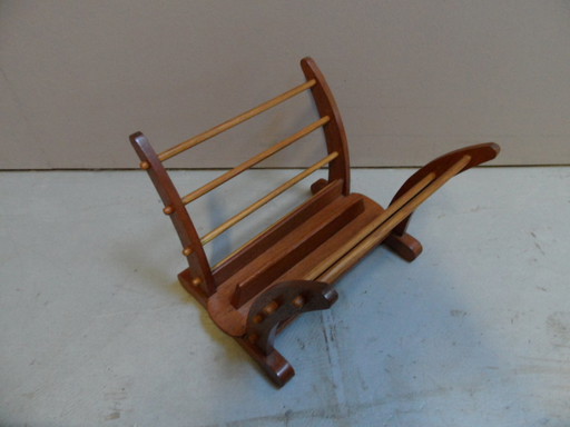 Vintage tijdschriften houder 1960's