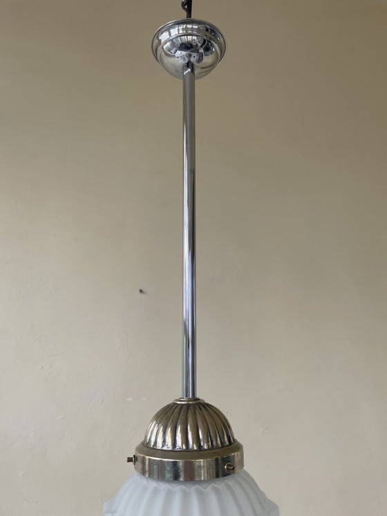 Image 1 of Lamp Hanglamp Art Deco 1920 Frans