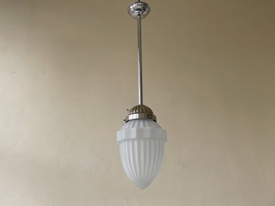 Image 1 of Lamp Hanglamp Art Deco 1920 Frans