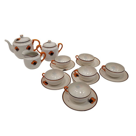 Image 1 of Japans porseleinen theeservies