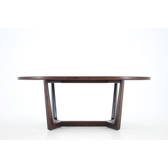 Image 1 of Vintage eiken vergadertafel van Dřevotvar, Tsjecho-Slowakije 1960