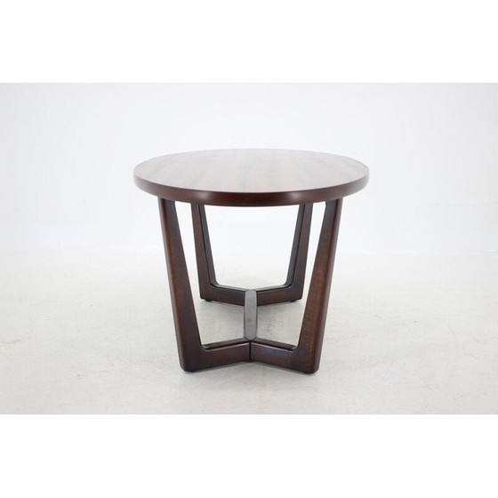 Image 1 of Vintage eiken vergadertafel van Dřevotvar, Tsjecho-Slowakije 1960