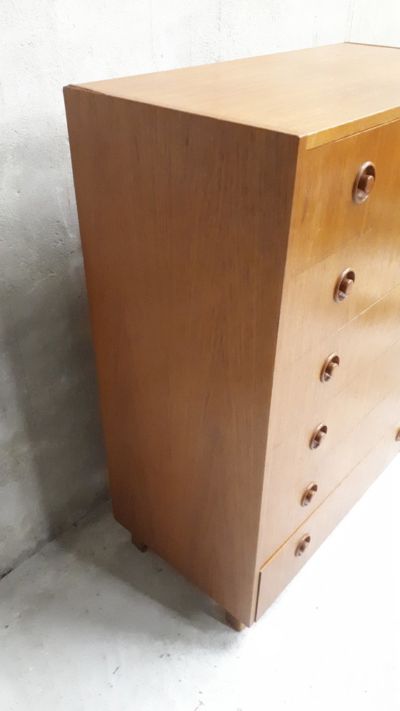 Image 1 of Vintage deense ladekast schoenenkast