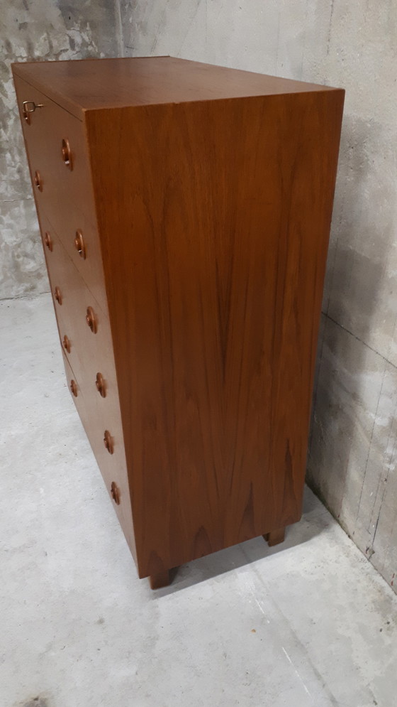 Image 1 of Vintage deense ladekast schoenenkast