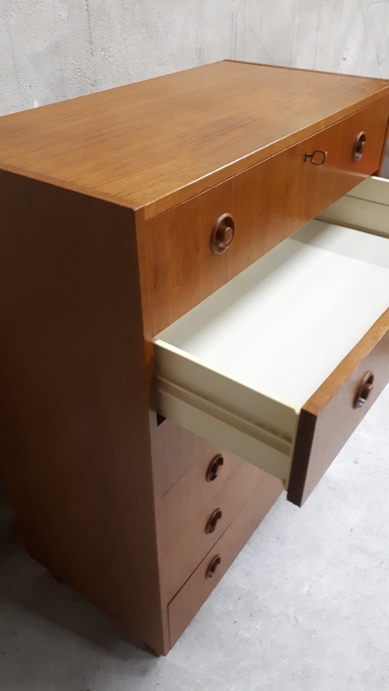 Image 1 of Vintage deense ladekast schoenenkast