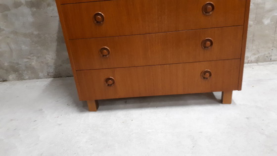 Image 1 of Vintage deense ladekast schoenenkast