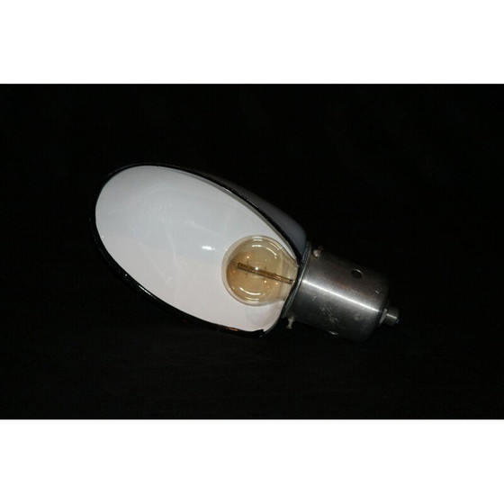 Image 1 of Vintage wit metalen podiumlamp, Polen 1960