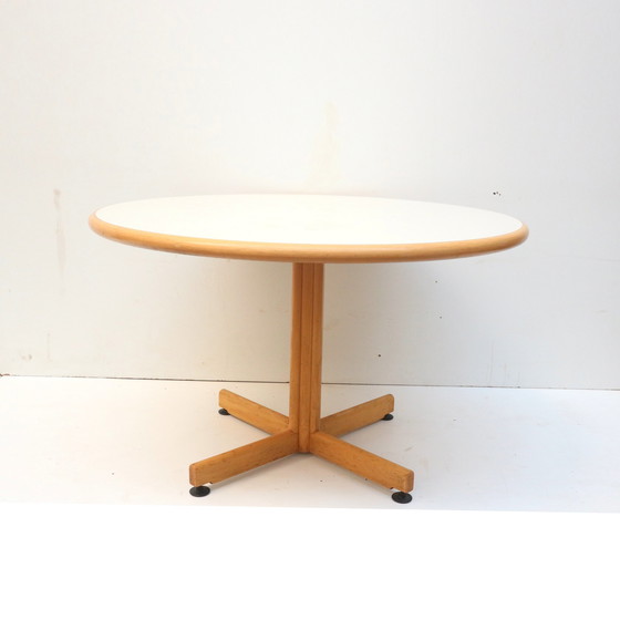 Image 1 of Ronde vintage eettafel van Bruno Rey voor Kusch en Co uit de jaren '70
