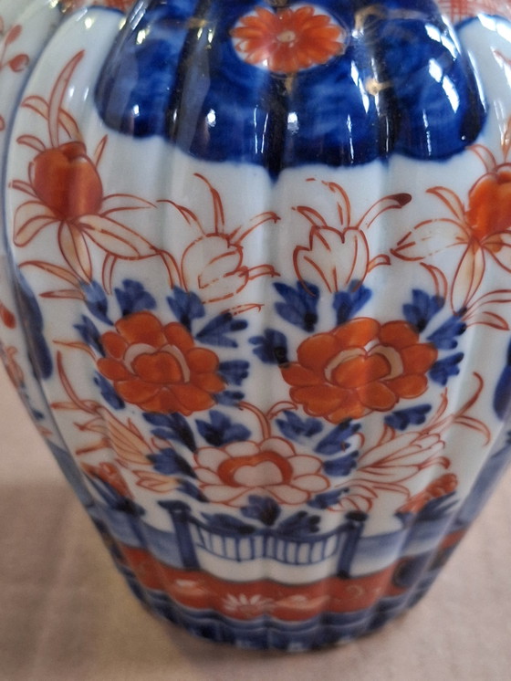 Image 1 of Japanse Imari Dekselvaas 