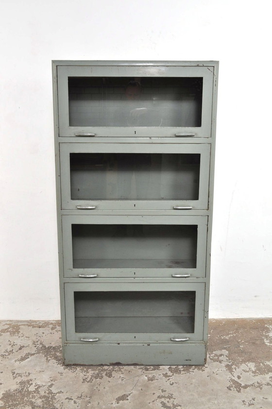 Image 1 of Vintage Stalen Boekenkast