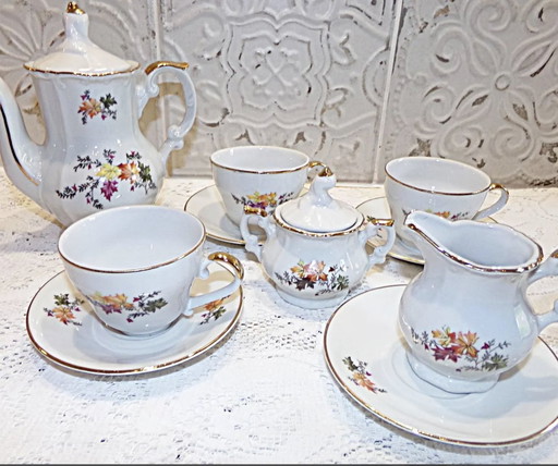 Porseleinen koffieservies