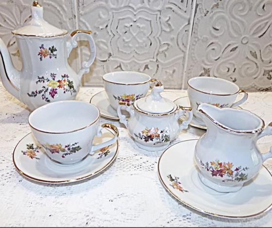 Image 1 of Porseleinen koffieservies