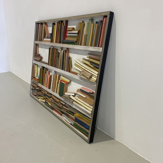 Image 1 of Frans Drummen - Kunstobject "Boekenkast"