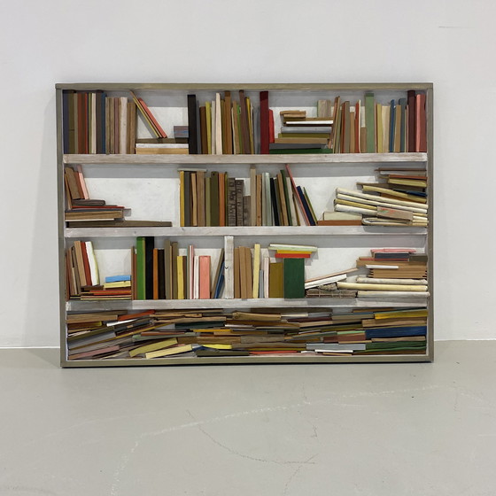 Image 1 of Frans Drummen - Kunstobject "Boekenkast"