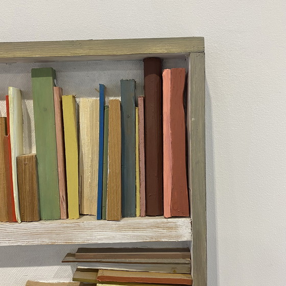 Image 1 of Frans Drummen - Kunstobject "Boekenkast"