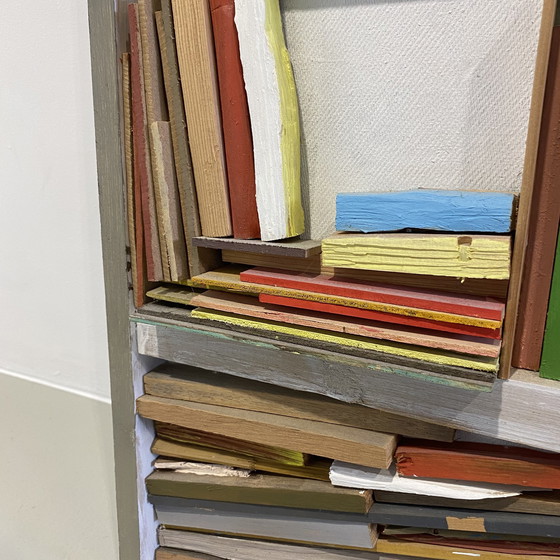 Image 1 of Frans Drummen - Kunstobject "Boekenkast"