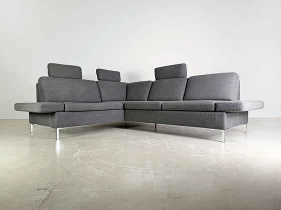Image 1 of Hoekbank Brühl Alba Design Bank Met Recammiere Grijs