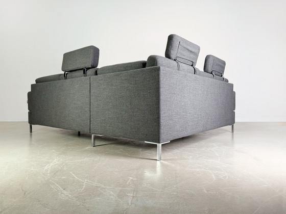 Image 1 of Hoekbank Brühl Alba Design Bank Met Recammiere Grijs