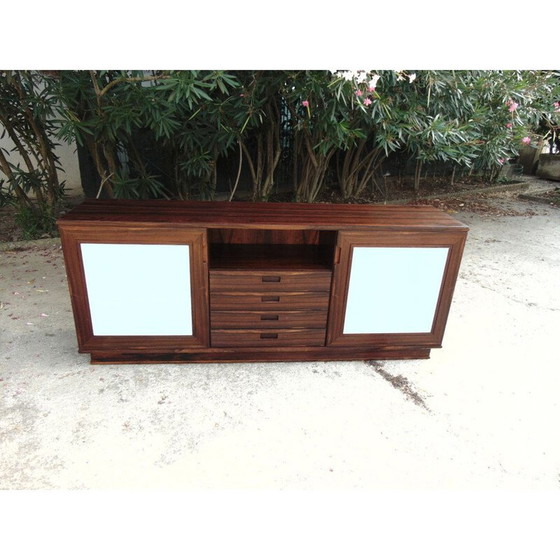 Image 1 of Vintage tweekleurig palissander dressoir, jaren 1960