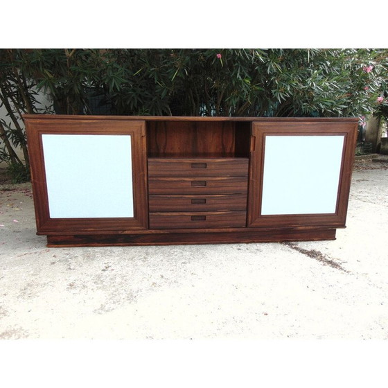 Image 1 of Vintage tweekleurig palissander dressoir, jaren 1960