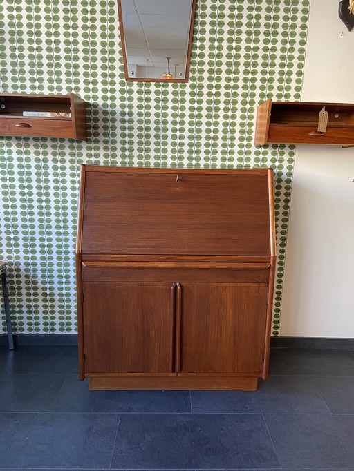 Vintage Deense secretaire