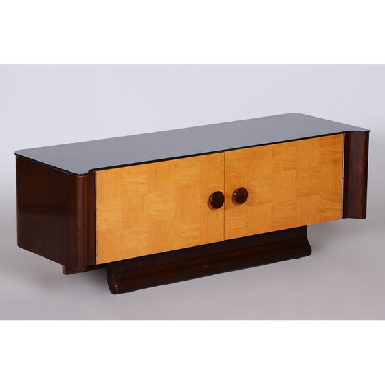 Image 1 of Vintage mahonie-apeldoorn Art Deco kaptafel door Jindrich Halabala voor Up Zavody, jaren 1940