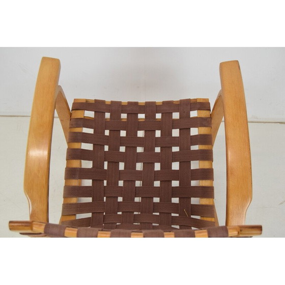 Image 1 of Vintage beukenhouten fauteuil van Jan Vaněk, Tsjecho-Slowakije jaren 1930