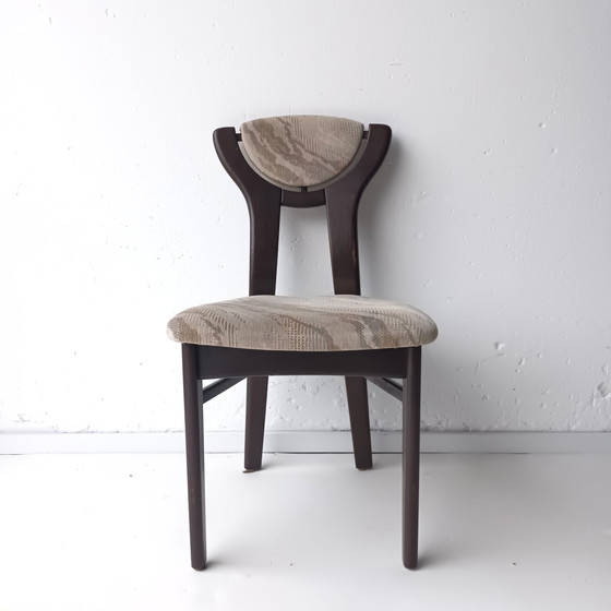 Image 1 of 4x Vintage brutalist eetkamerstoel