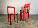 Set van 4 Vintage stoelen Bruno Rey Kusch & Co jaren 70 Design
