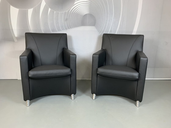 Image 1 of 2x Leolux Dolcinea fauteuil