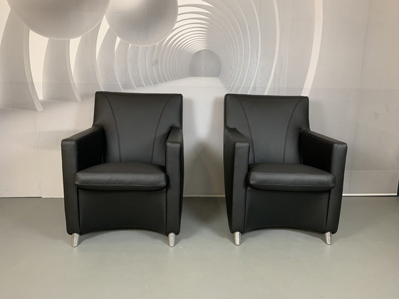 Image 1 of 2x Leolux Dolcinea fauteuil