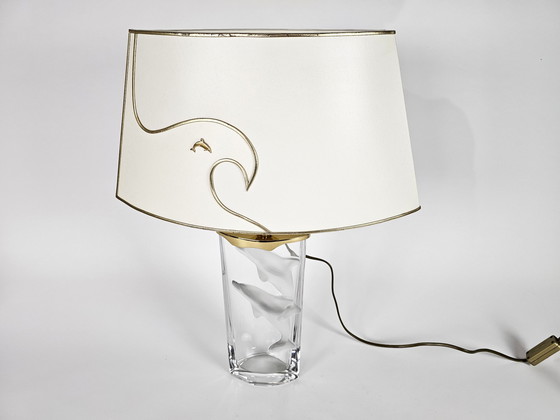 Image 1 of Nachtmann Leuchten design - Hollywood Regency stijl - kristal - tafellamp - West-Germany - 1975-2000