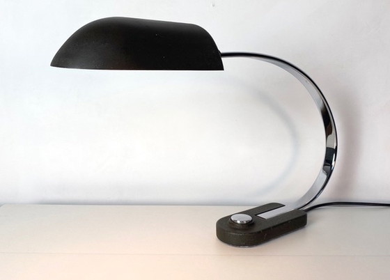 Image 1 of Hillebrand vintage bureaulamp