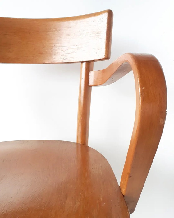 Image 1 of Thonet stoel 1956 Firma gebroeders Verhouden