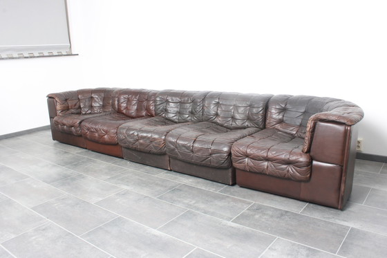 Image 1 of De Sede DS11 lounge bank in bruin leder