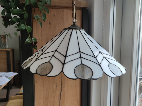 Image 1 of Tiffany stijl hanglamp jaren 60/70