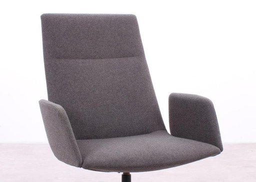 4X Arper Sensit Fauteuil Antraciet