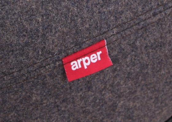 Image 1 of 4X Arper Sensit Fauteuil Antraciet