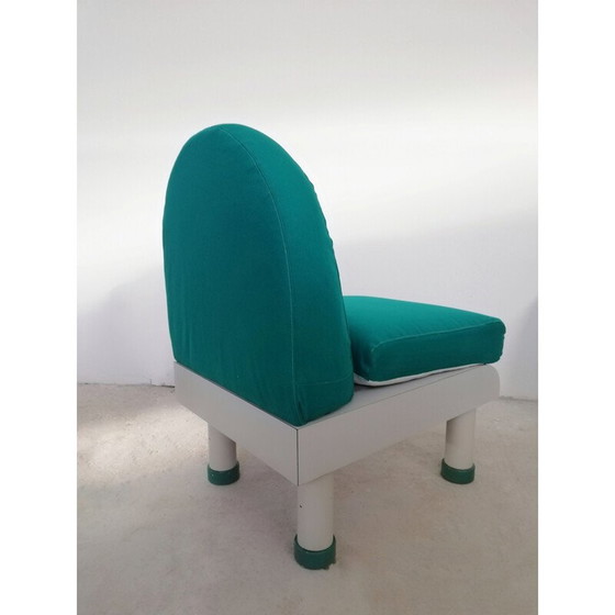 Image 1 of Set van 4 vintage Italiaanse fauteuils, jaren 1980