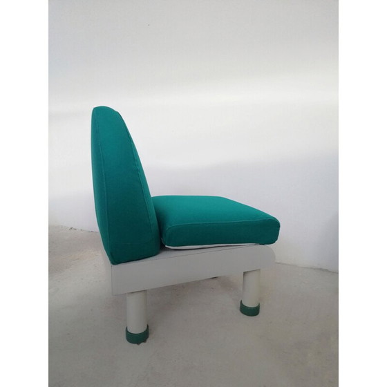 Image 1 of Set van 4 vintage Italiaanse fauteuils, jaren 1980