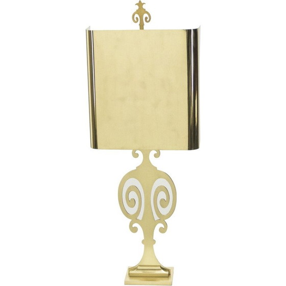 Image 1 of Vintage messing lamp voor Maison Charles, 1970