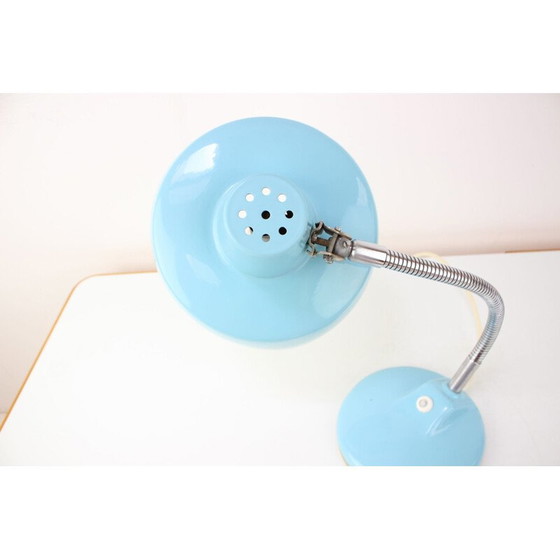 Image 1 of Vintage gelakte metalen lamp, Hongarije 1960