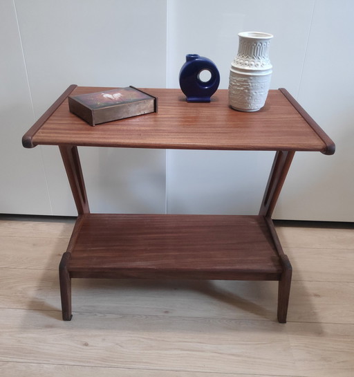 Vintage Bijzettafel / Tvmeubel / Tafeltje /  Teak