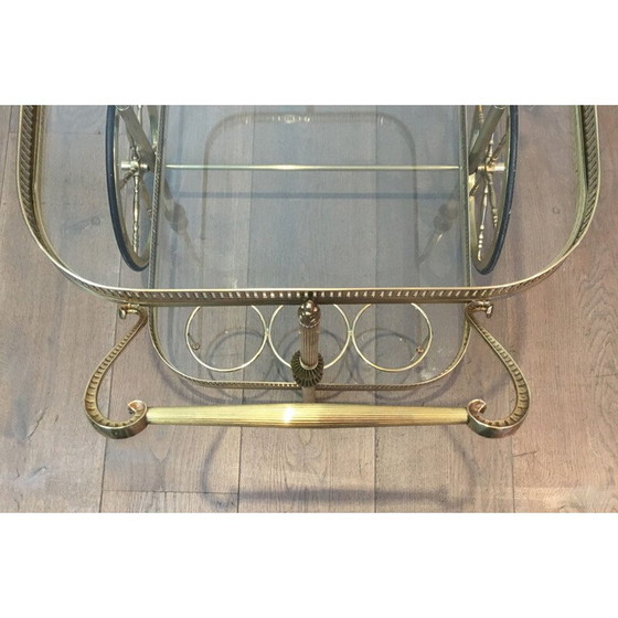 Image 1 of Vintage roltafel neoklassiek Frans 1940