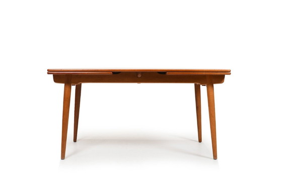 Image 1 of Teak & Eiken AT-312 Eettafel door Hans J. Wegner voor Andreas Tuck, 1950